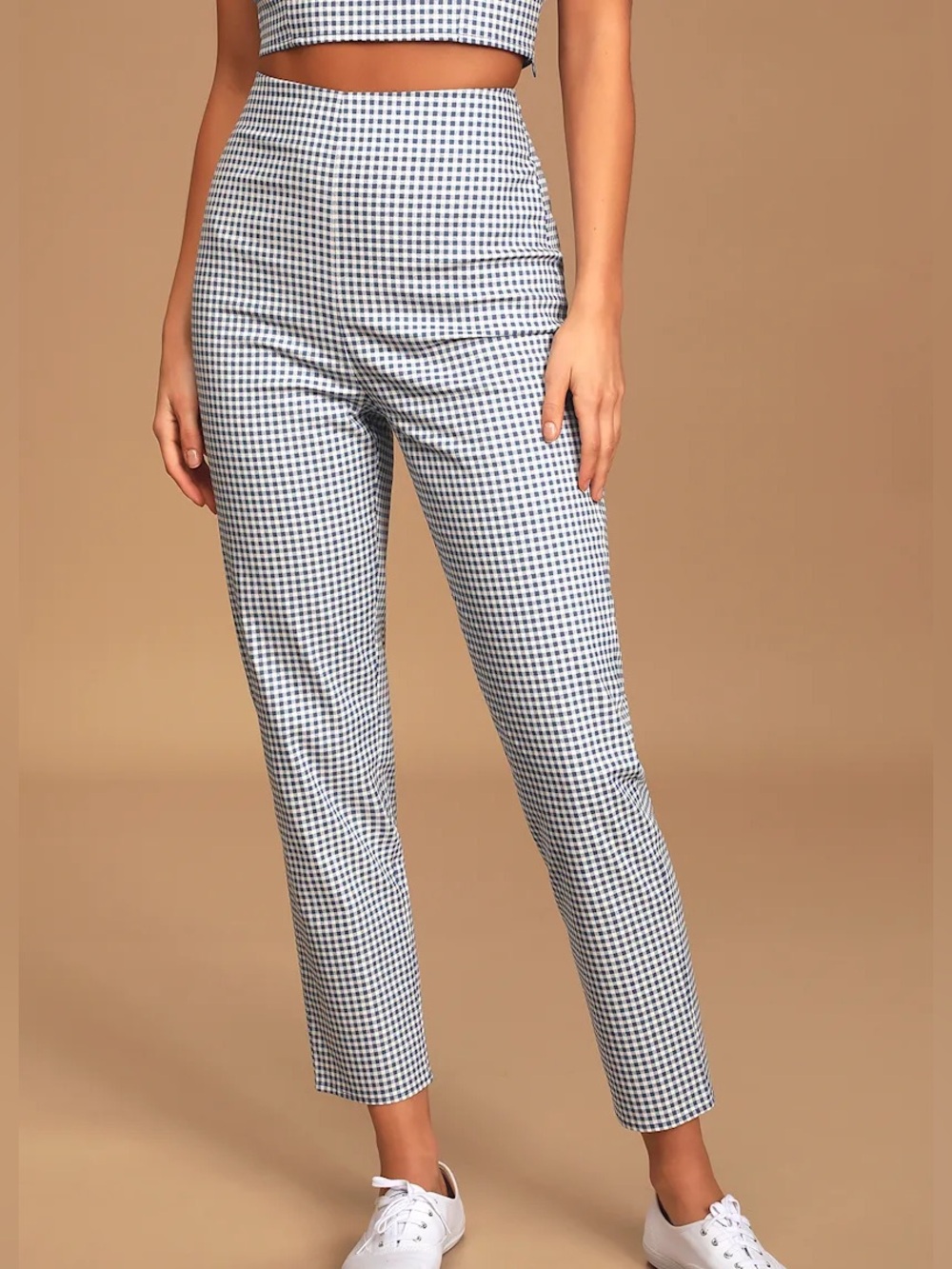 Lulu’s Blue Gingham Trousers